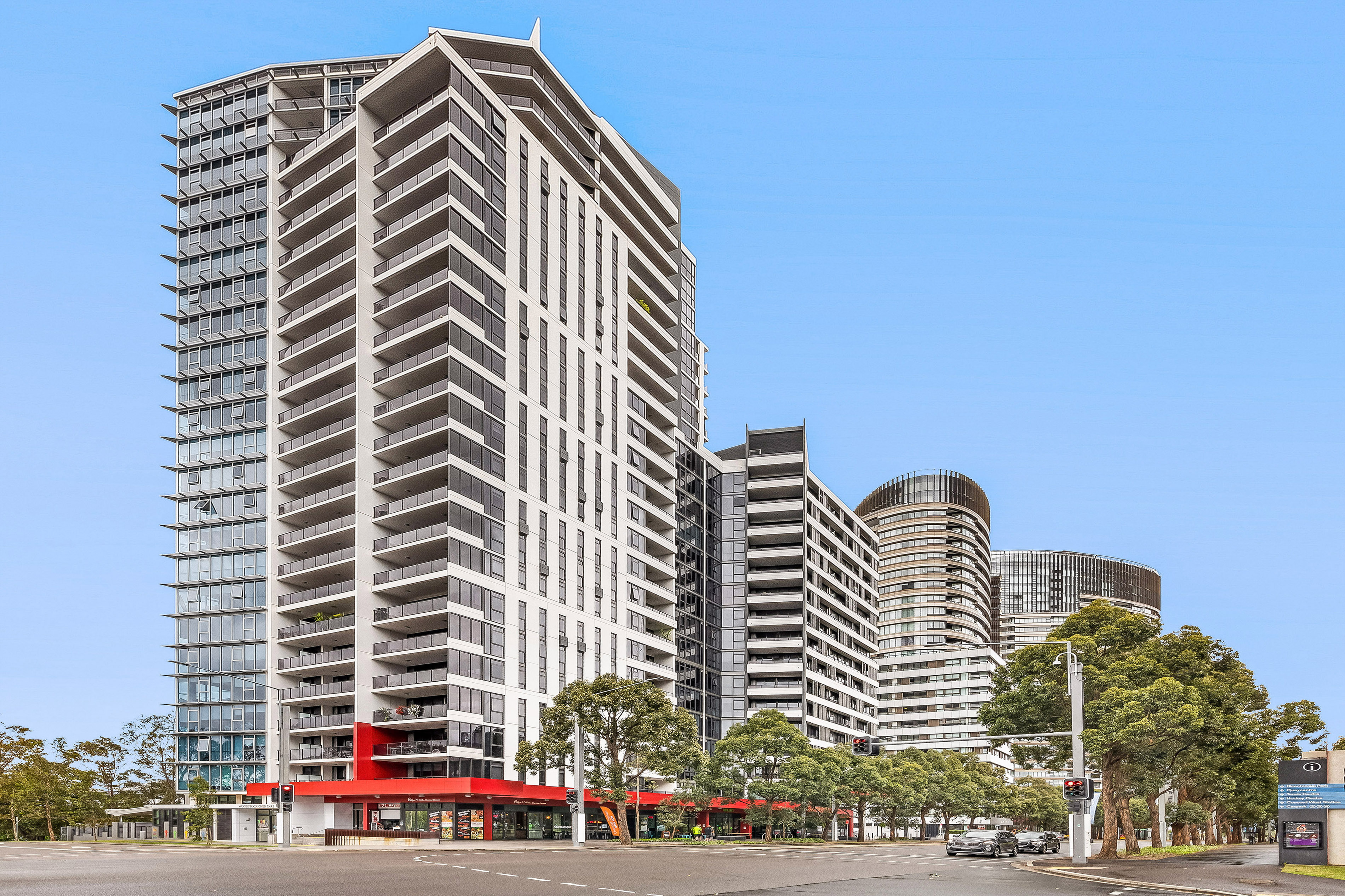 Image of apartment building in Sydney Olympic Park