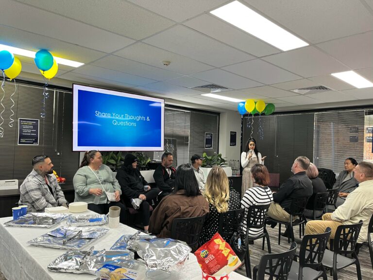 Evolve Housing Homelessness Week 2022 morning tea