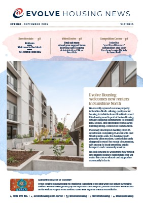 Renter newsletter - Evolve Housing
