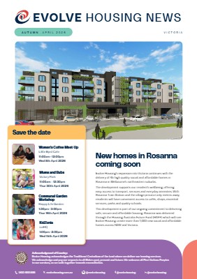 Renter newsletter - Evolve Housing